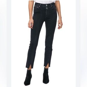 PAIGE Black stitched Leg Women's Jeans
